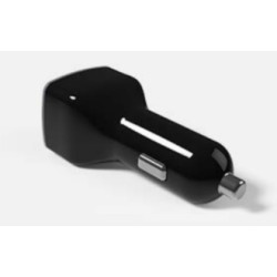 CARGADOR PARA AUTO VORAGO 2 PUERTOS USB NEGRO BLIS...