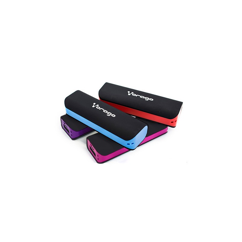 POWER BANK VORAGO 2200 mAh NEGRO/ROJO BLISTER C/CA...