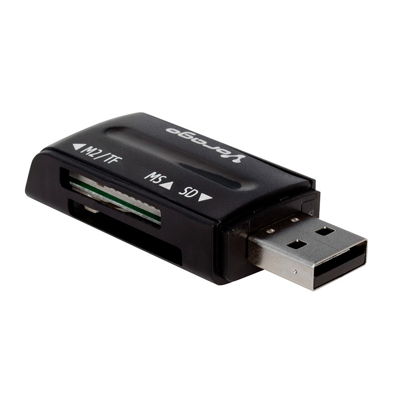 LECTOR MEMORIAS VORAGO SD/T-FLASH/MSD/SDHC/MMC/SD/...
