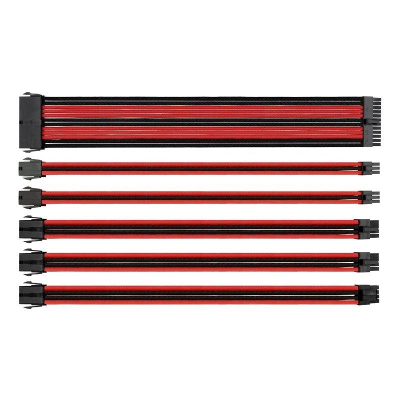 KIT EXTENSION CABLE EAGLE WARRIOR P/PSU ROJO ACCAB...