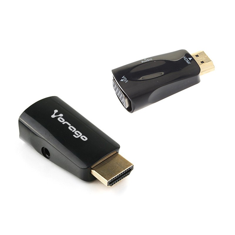 CONVERTIDOR VORAGO ADP-208 HDMI A VGA AUDIO MICRO ...