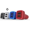 CARGADOR PARA AUTO VORAGO 2 PUERTOS USB BLANCO BLI...