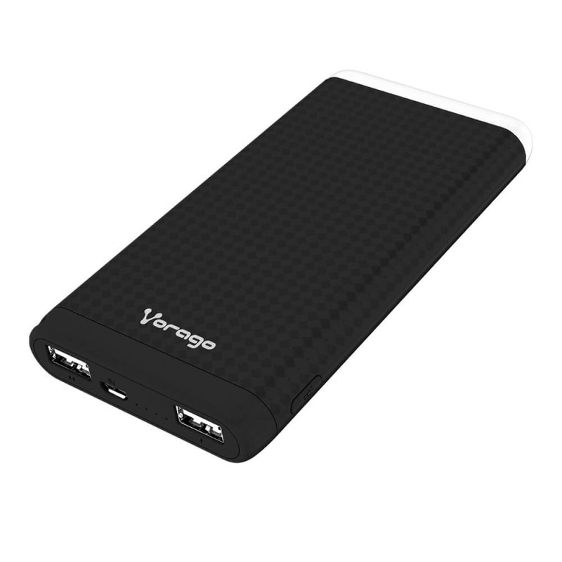 POWER BANK VORAGO PB-401 BLANCO 10,000 MAH 2 PUERT...