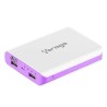 POWER BANK VORAGO AU-300 12000 mAh BLANCO/MORADO