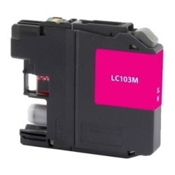 CARTUCHO BROTHER LC103M MAGENTA 600 PAGINAS P/MFCJ...