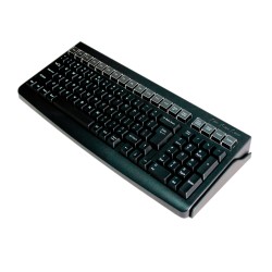 TECLADO QIAN QPA1702 ALAMBRICO POS NEGRO MULTIMEDIA EXTENDIDO