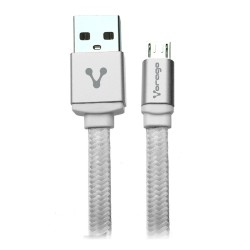 CABLE USB. VORAGO. CAB-113. USB 2. A MICRO USB. 1 METRO BLANCO BOLSA