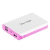 POWER BANK VORAGO AU-300 12000 mAh BLANCO/ROSA